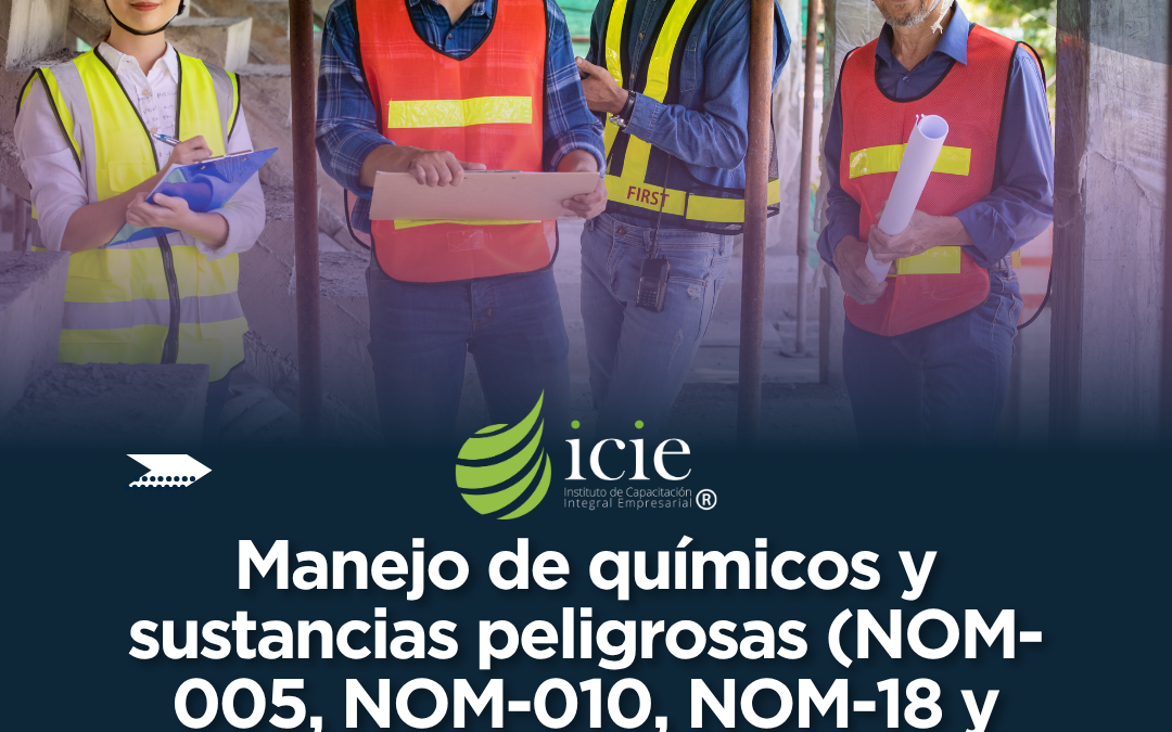 Manejo de químicos y sustancias peligrosas (NOM-005, NOM-010, NOM-18 y NOM-028)